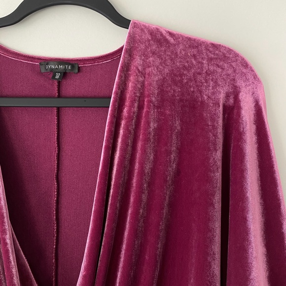 VELOUR L/S BODYSUIT - Picture 3 of 3